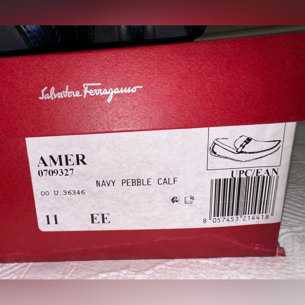 Salvatore Ferragamo - Navy Pebble Calf - Picture 8 of 10